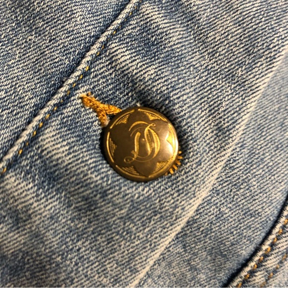 Draper james ruffled pockets denim jacket - Picture 5 of 10